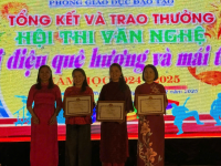 Tham gia Hội thi văn nghệ cấp huyện năm học 2024-2025